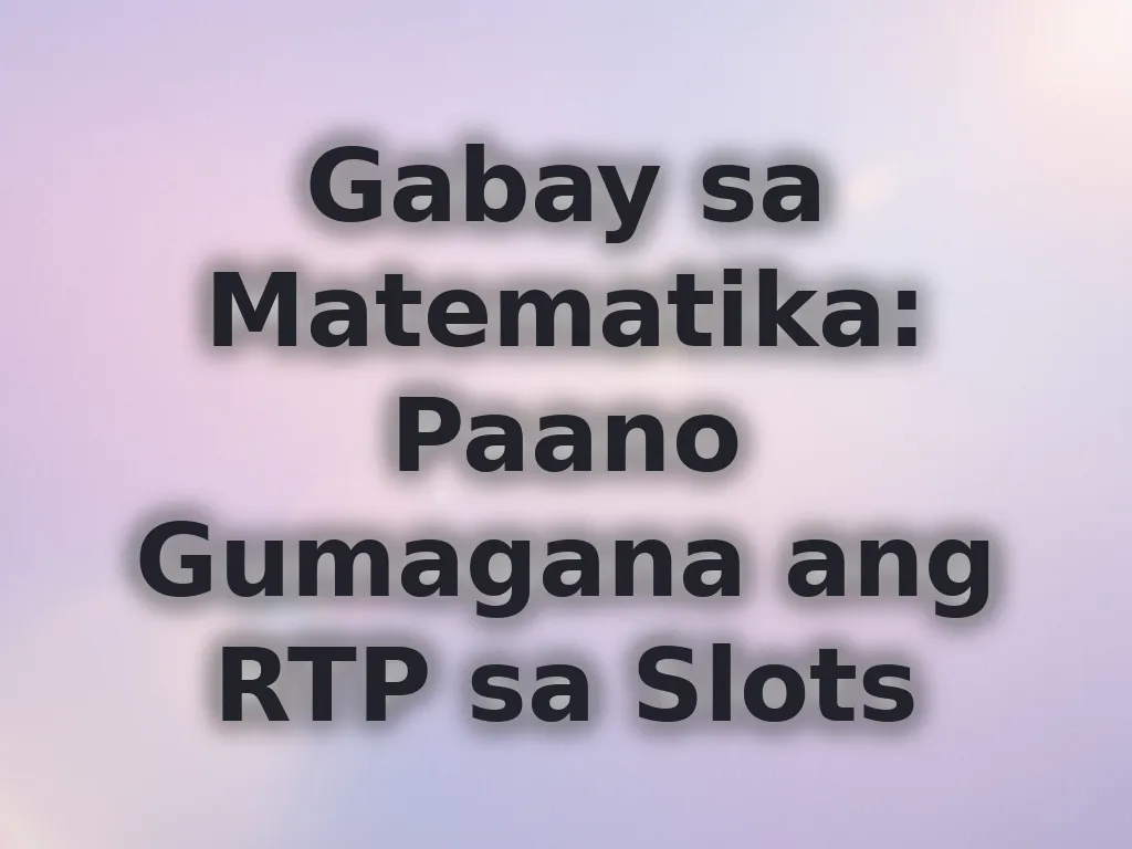 Pagkalkula ng slot odds